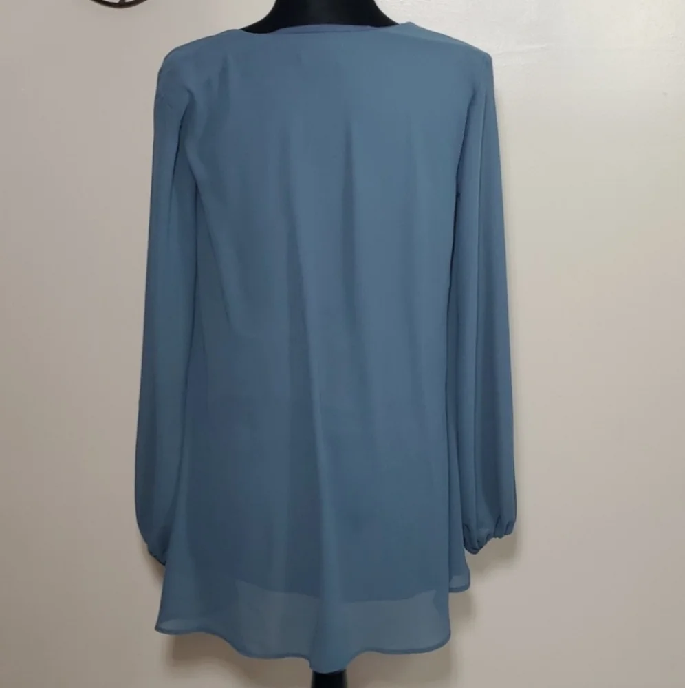 Show Me Your Mumu Jamie Tunic Dress in Storm Chiffon - Picture 4 of 6